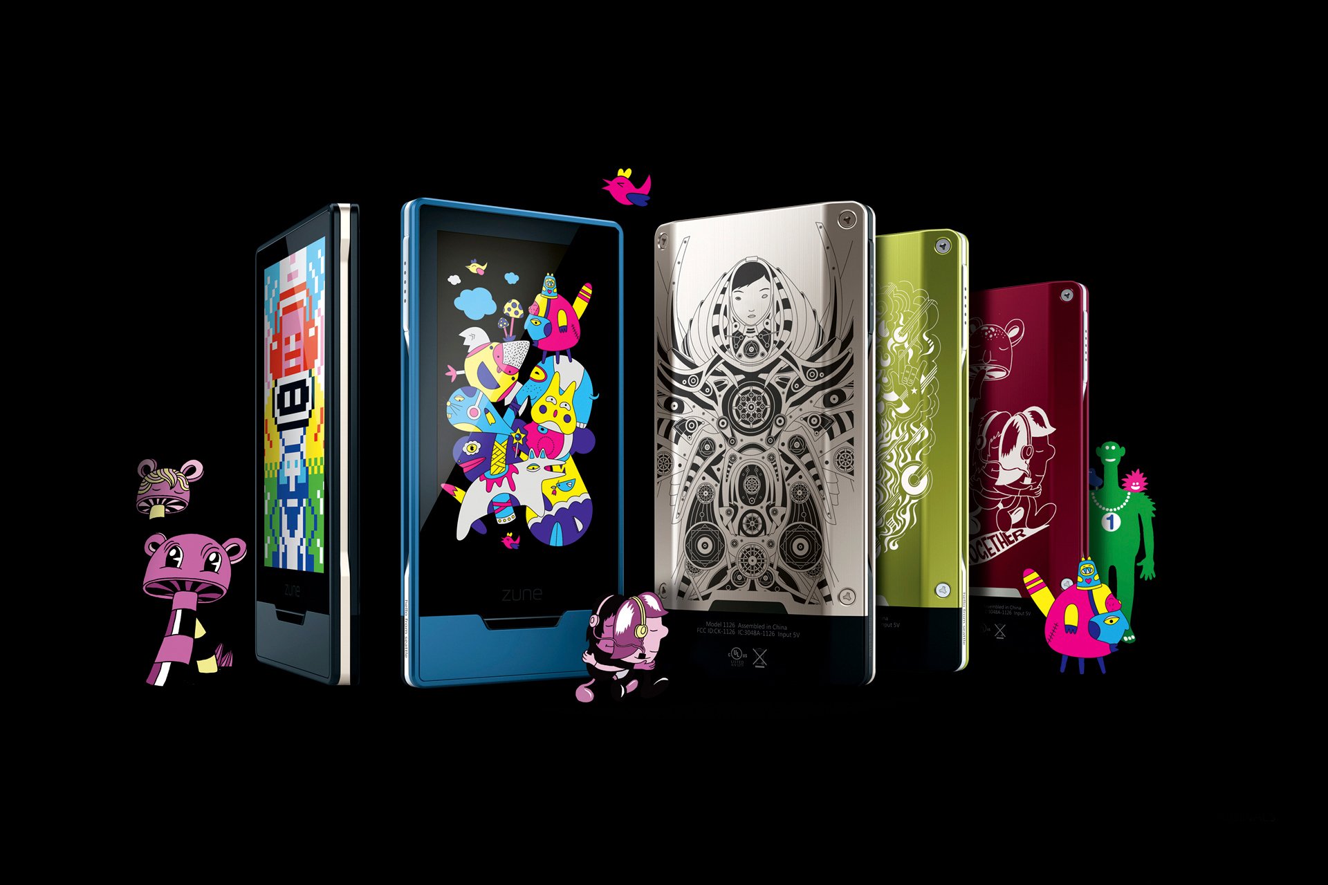 zune oryginały grafika design microsoft zune