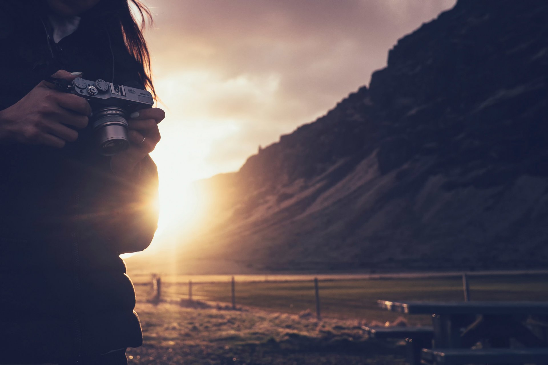 kamera fotograf sonne