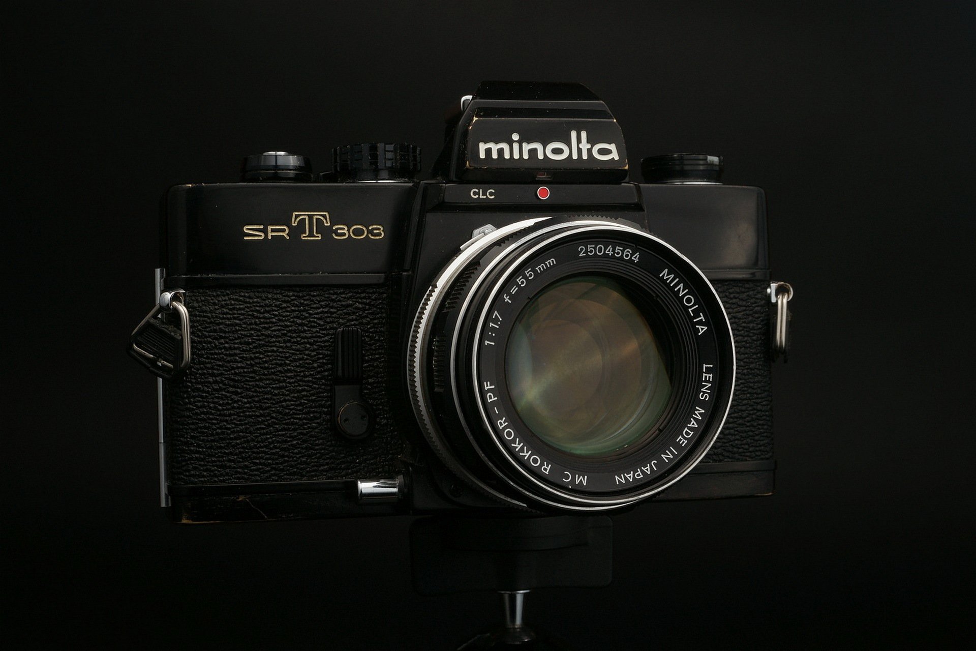 minolta srt 303 kamera hintergrund makro