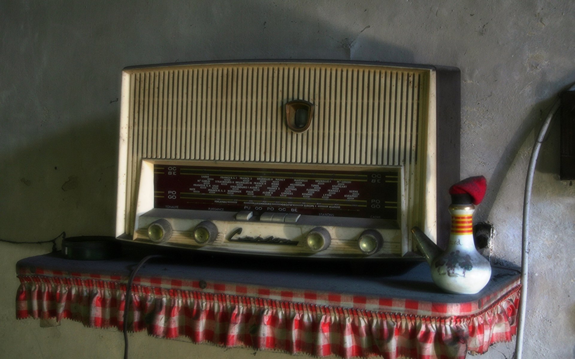 radio récepteur fond