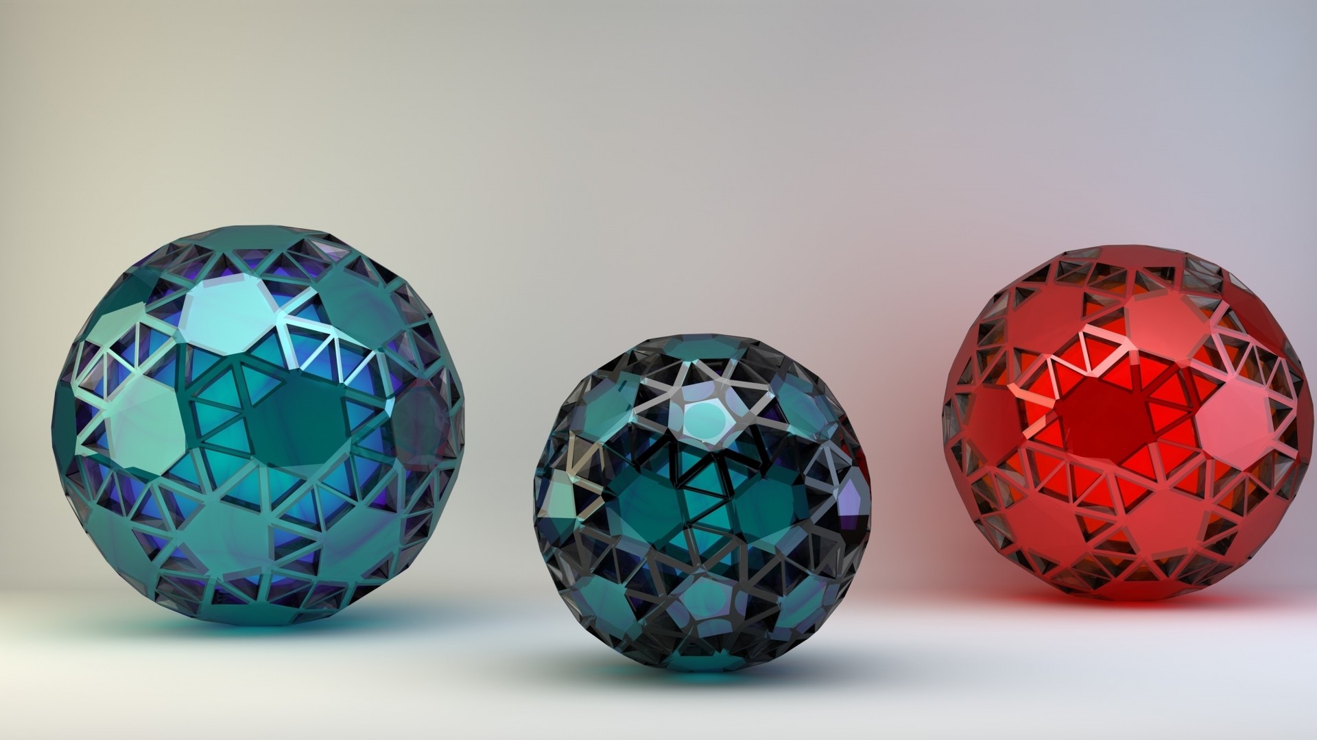 verre boules forme maille