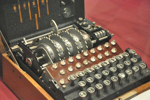 Military German enigma cipher machine