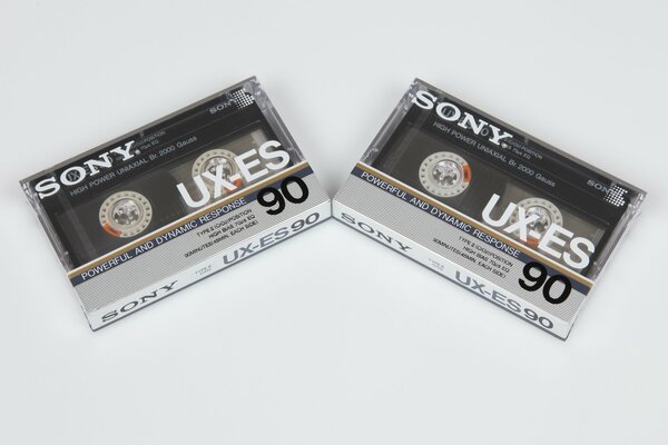 Dwie kasety audio Sony. muzyka, kasety