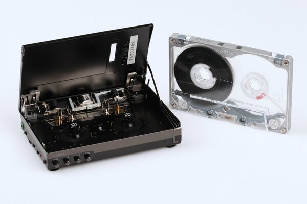 A cassette player that has become retro
