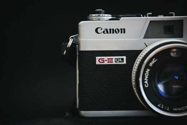 Canon G-3 camera with an initial background