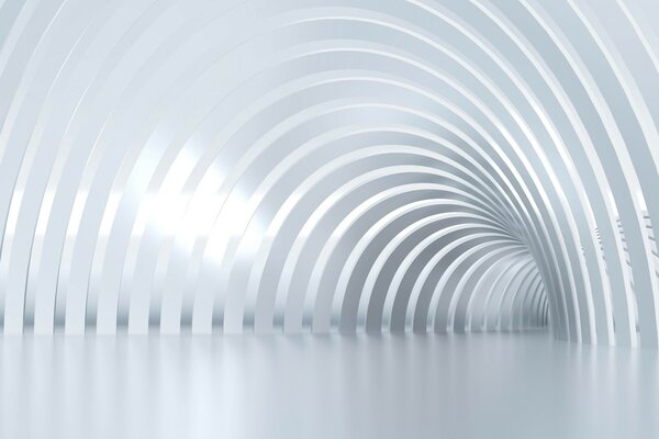 Original graphics striped tunnel