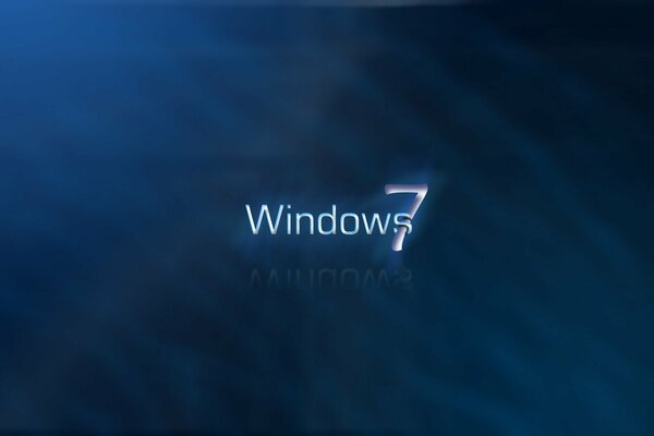 Godło Windows 7 na wodzie