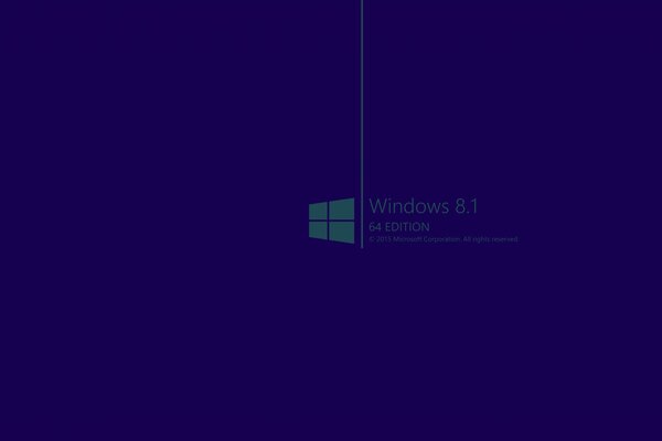 Logo Di Windows 8. 1 su sfondo blu