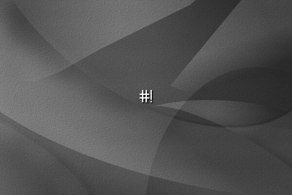 Hashtag grid on a gray monitor background