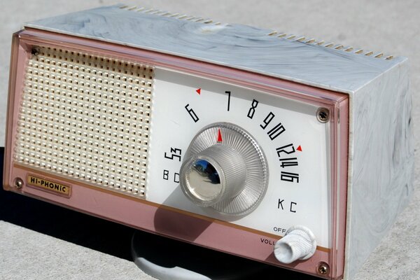 Beautiful old radio receiver