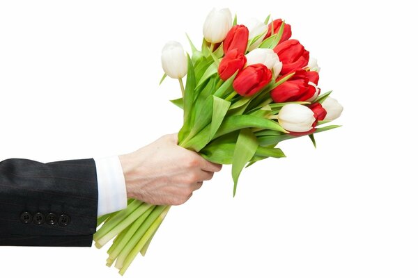 Frühlingsfreude, Blumenstrauß Geschenk