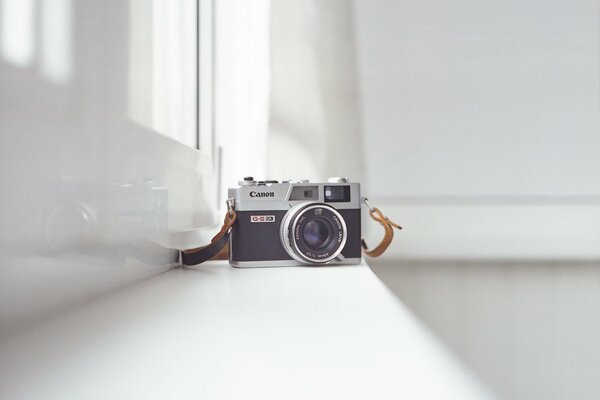 Макросъёмка старого фотоаппарата Кэнон