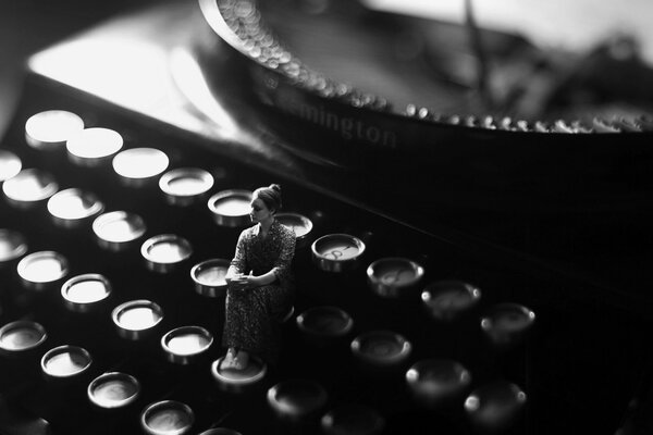 All a writer needs is a muse and a typewriter