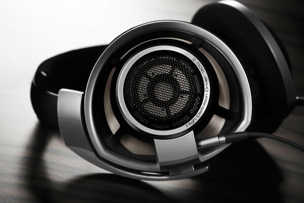 Sennheser HD800 headphones color silver