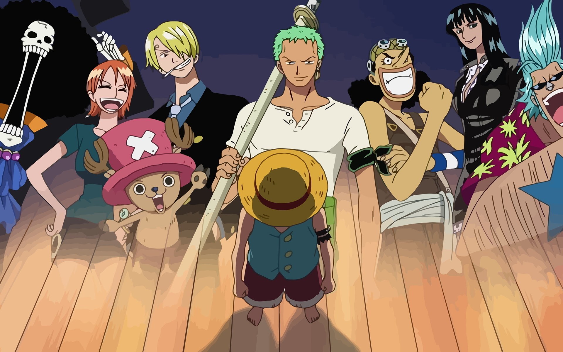 team lufi one piece the team drawing