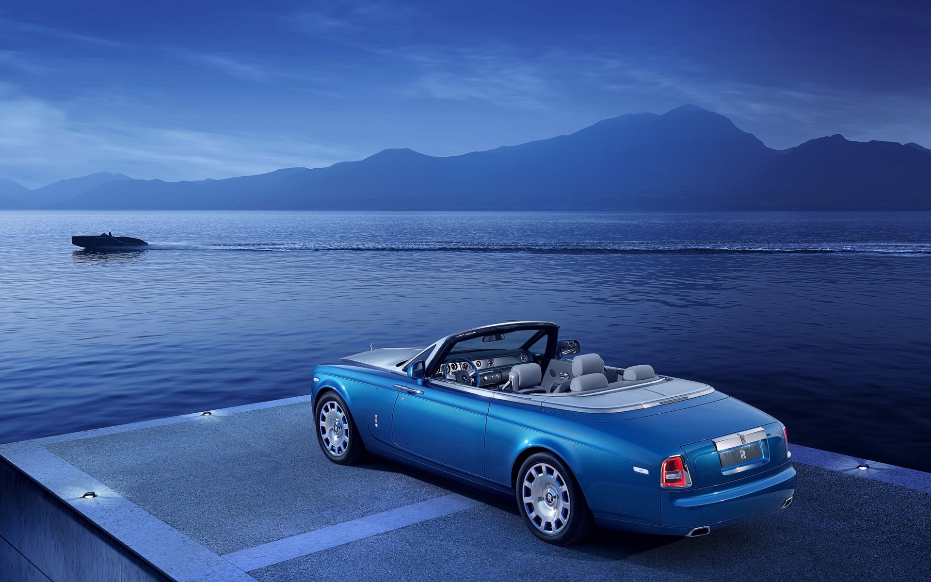 rolls-royce phantom drophead coupé colección waterspeed coche barco