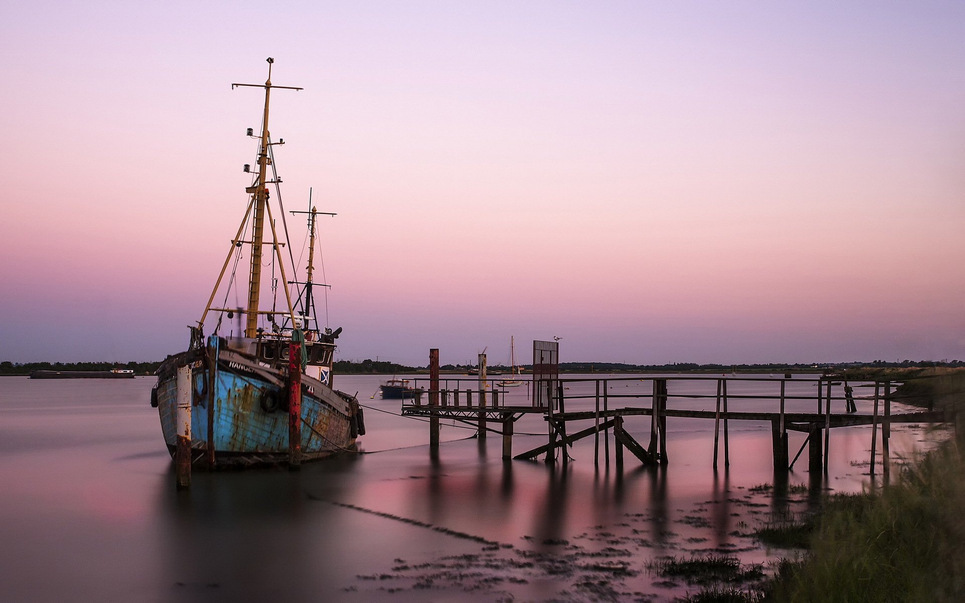 boot sonnenuntergang heybridge pool großer korken