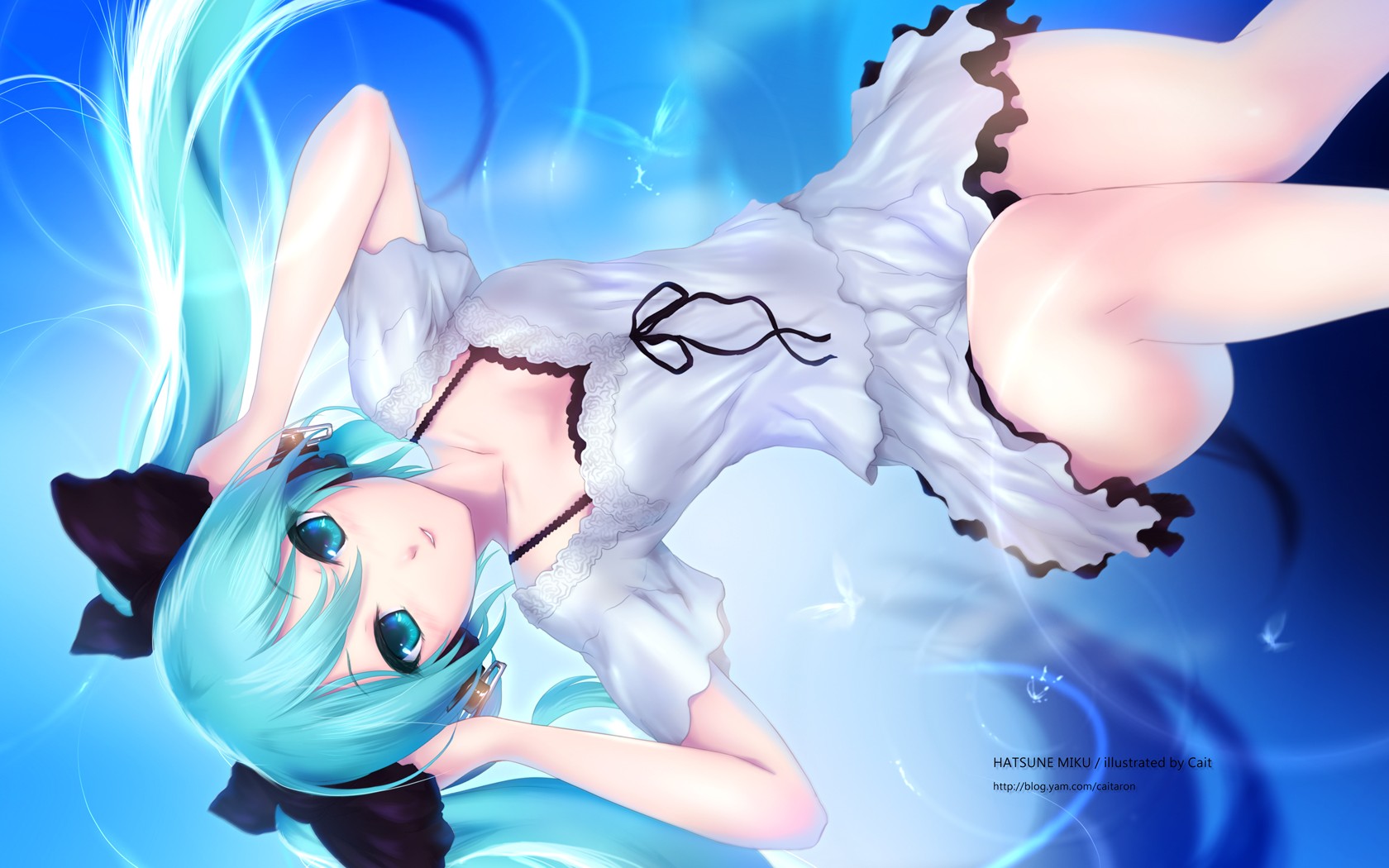 hatsune miku vocaloid warkoczyki