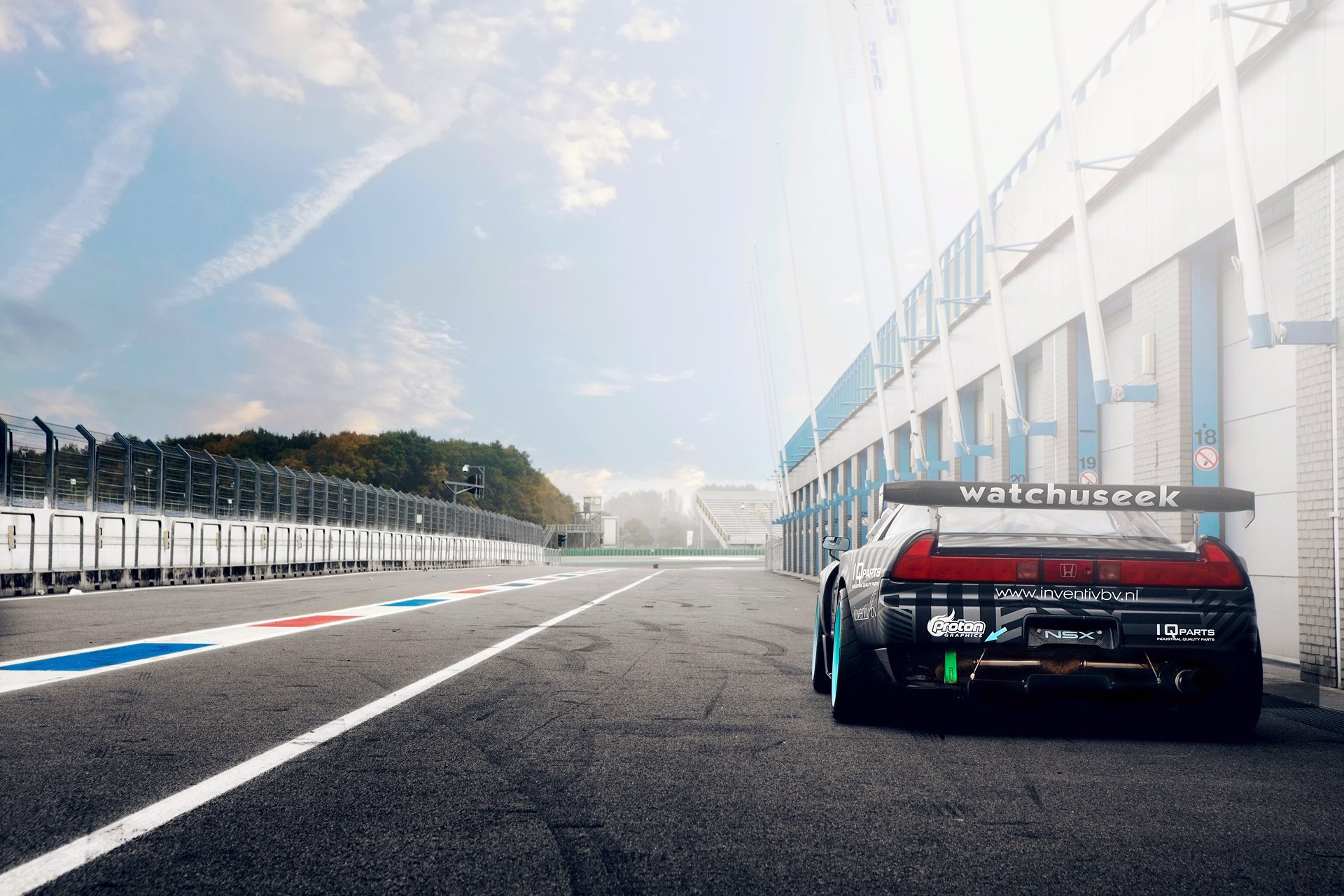 honda nsx time attack racecar alemania pista