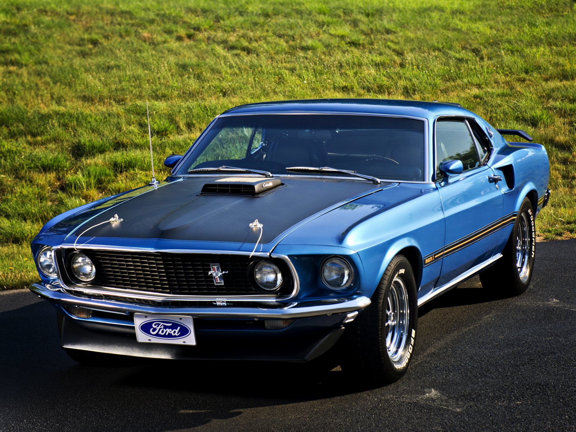 ford mustang 428 super cobra jet 1969 strada erba