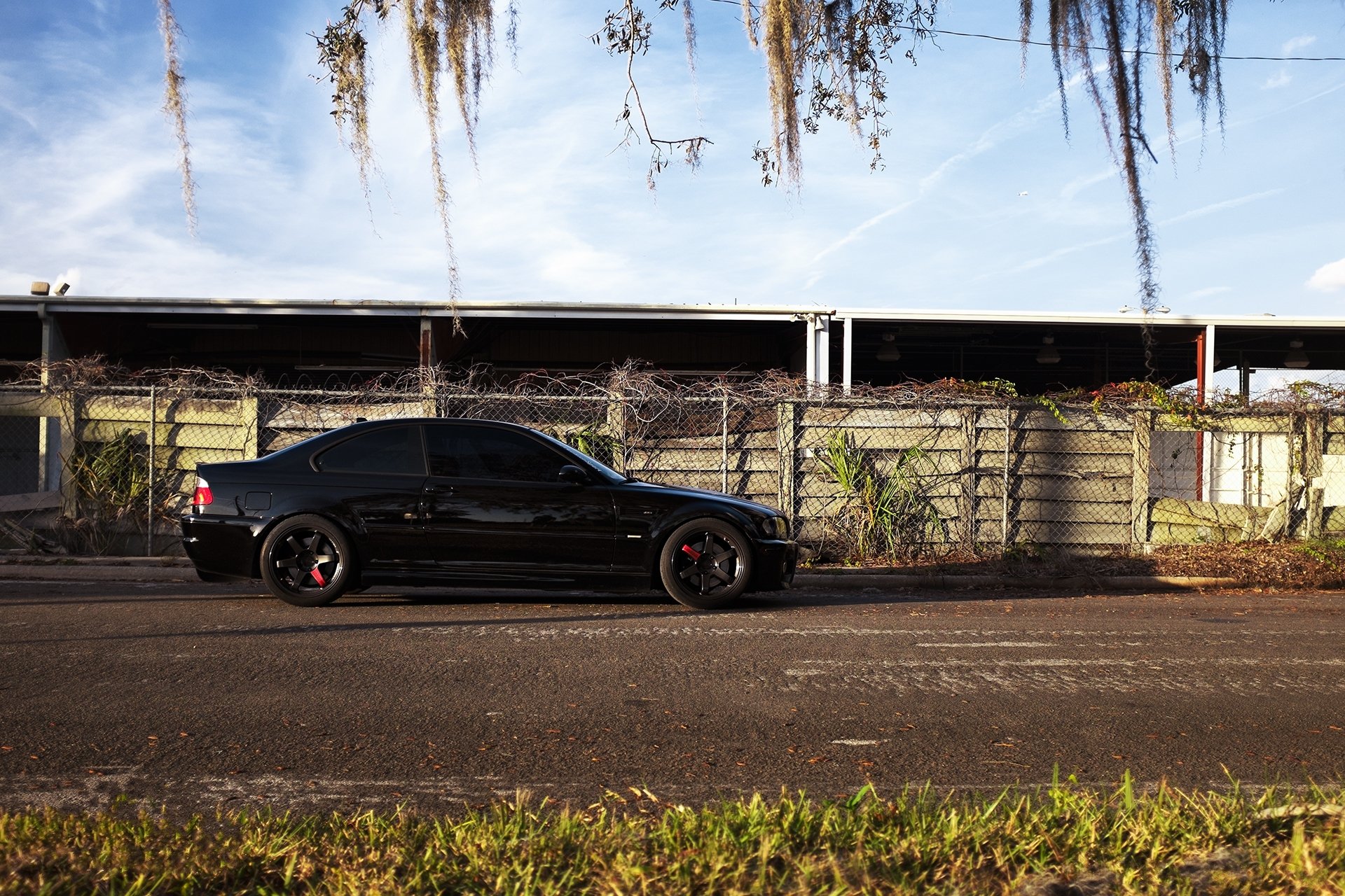 bmw m3 e46 black bmw coupe profile wheels shade gra