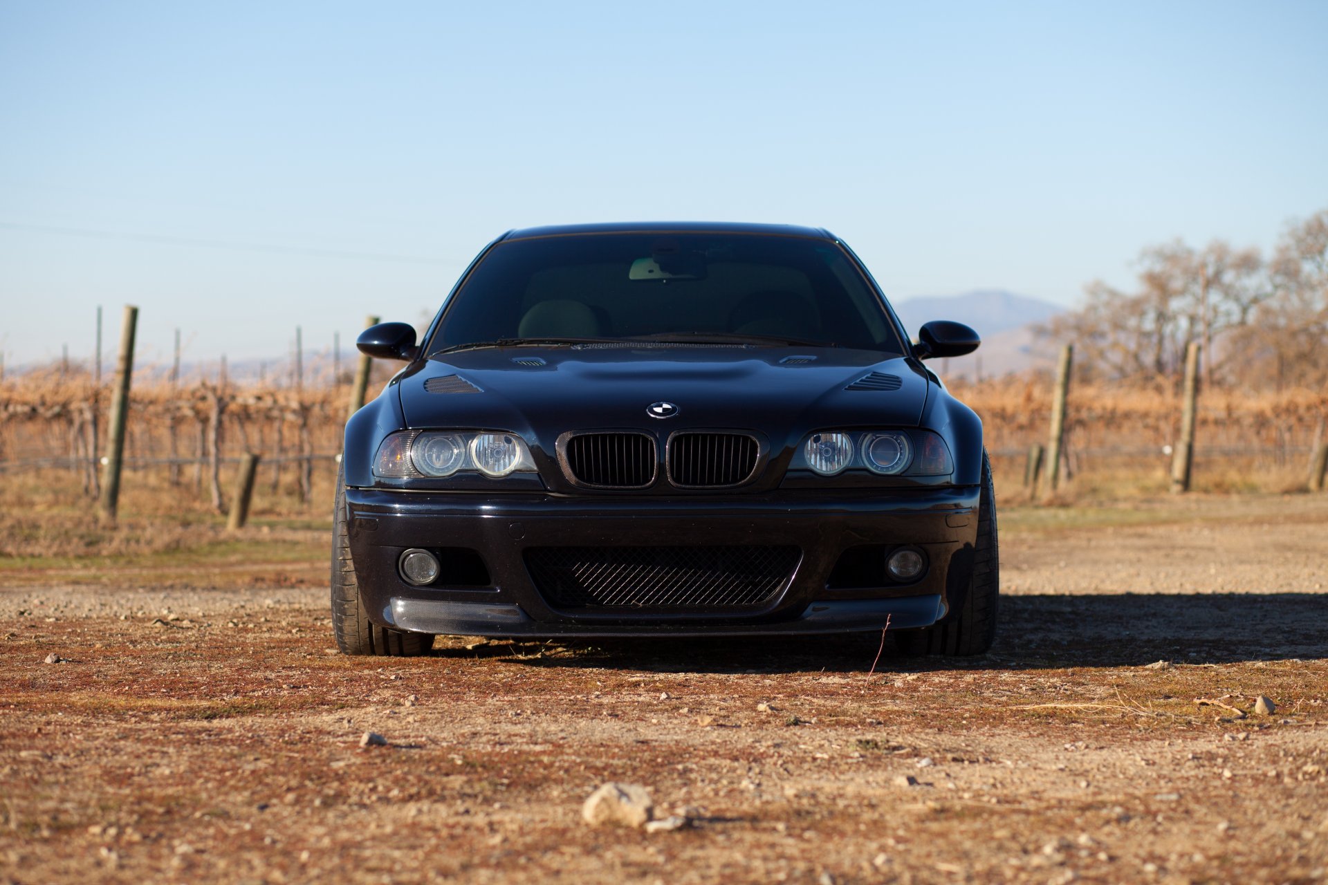 bmw m3 e46 noir bmw coupé teinté ombre ciel