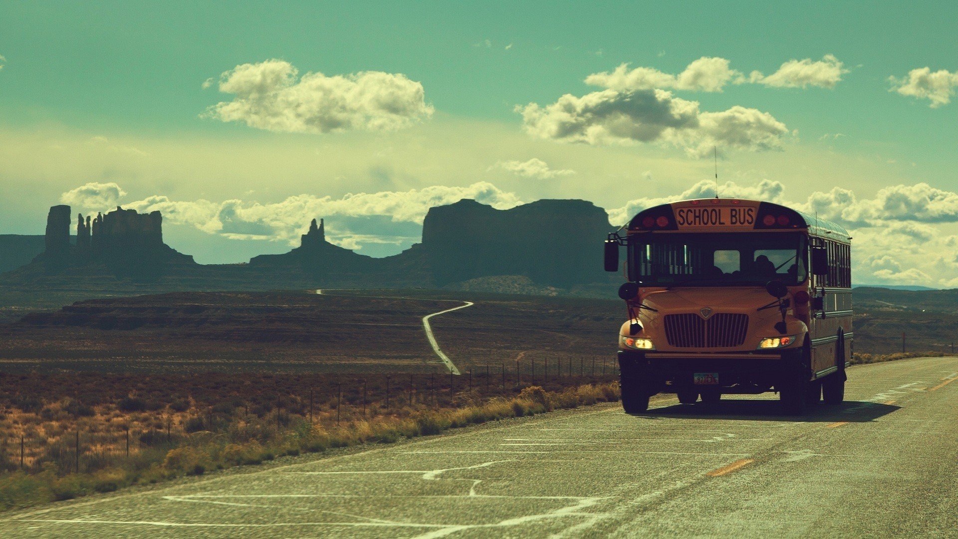 école bus école. bus route