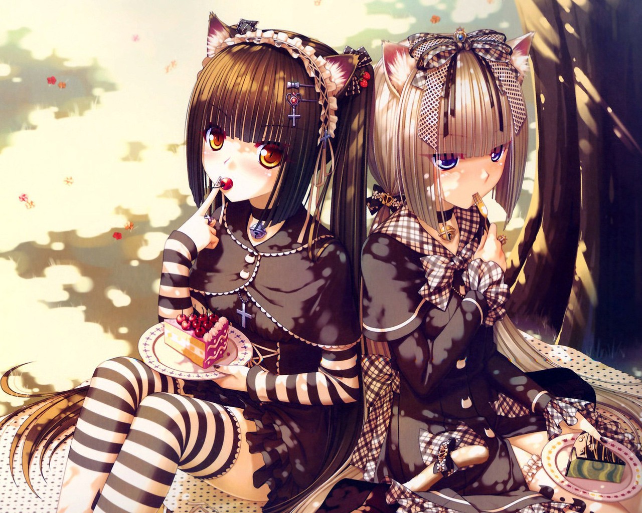 ragazze neko picnic