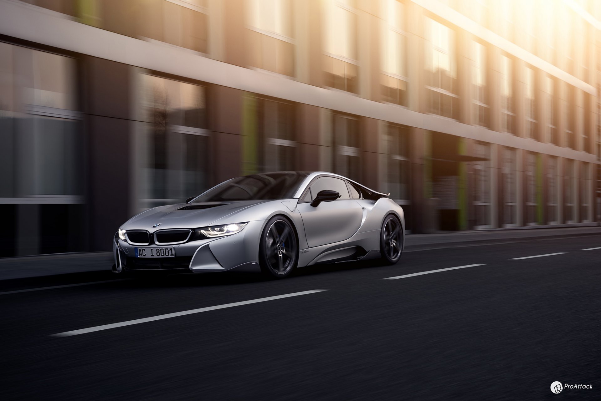 bmw i8 stadt straße