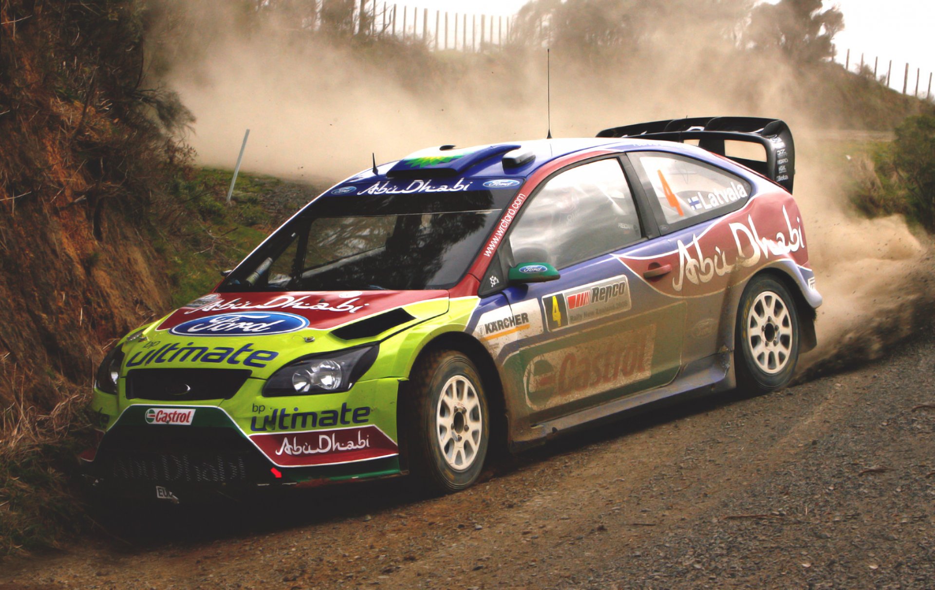 ford focus wrc rally rally deporte carrera auto coche derrape