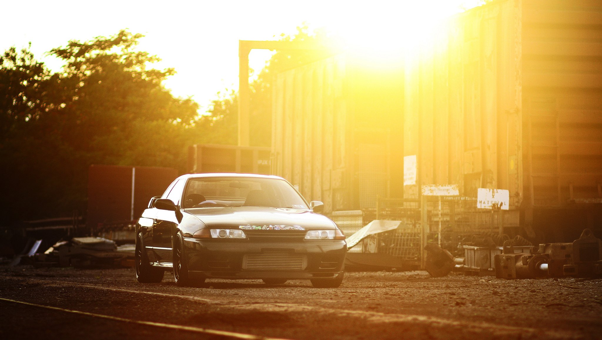 nissan skyline gt-r r32 negro tuning nissan skyline