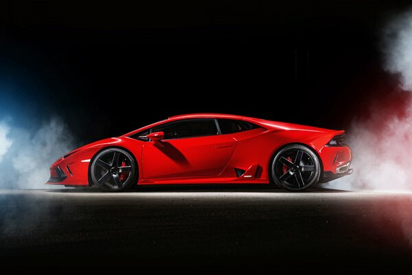 Photo rouge lamborghini lb724