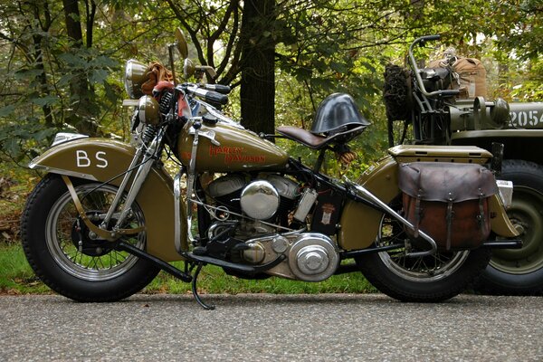 Rareza motocicleta militar Harley devinson