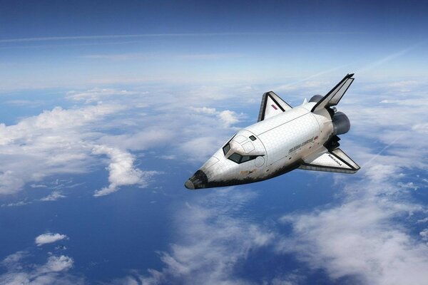 Amerikas Space Shuttle landet