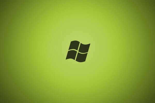 Logo di Windows minimalismo verde