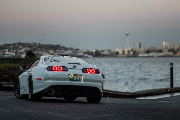 Toyota con splendida vista sul mare