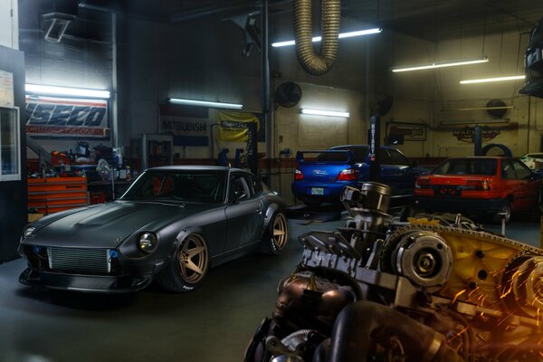 The garage where legends are born