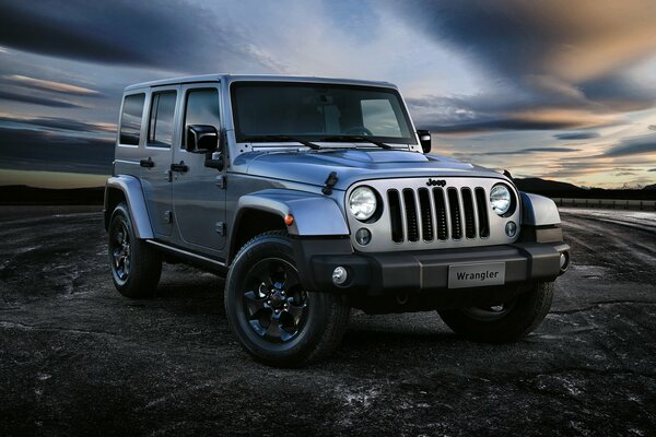 Silber jeep wrangler black edition ii jk 2015 tapete