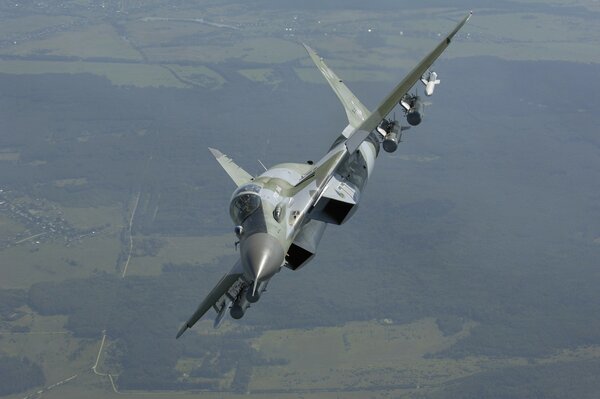 Russian MIG-29smt fighter aircraft