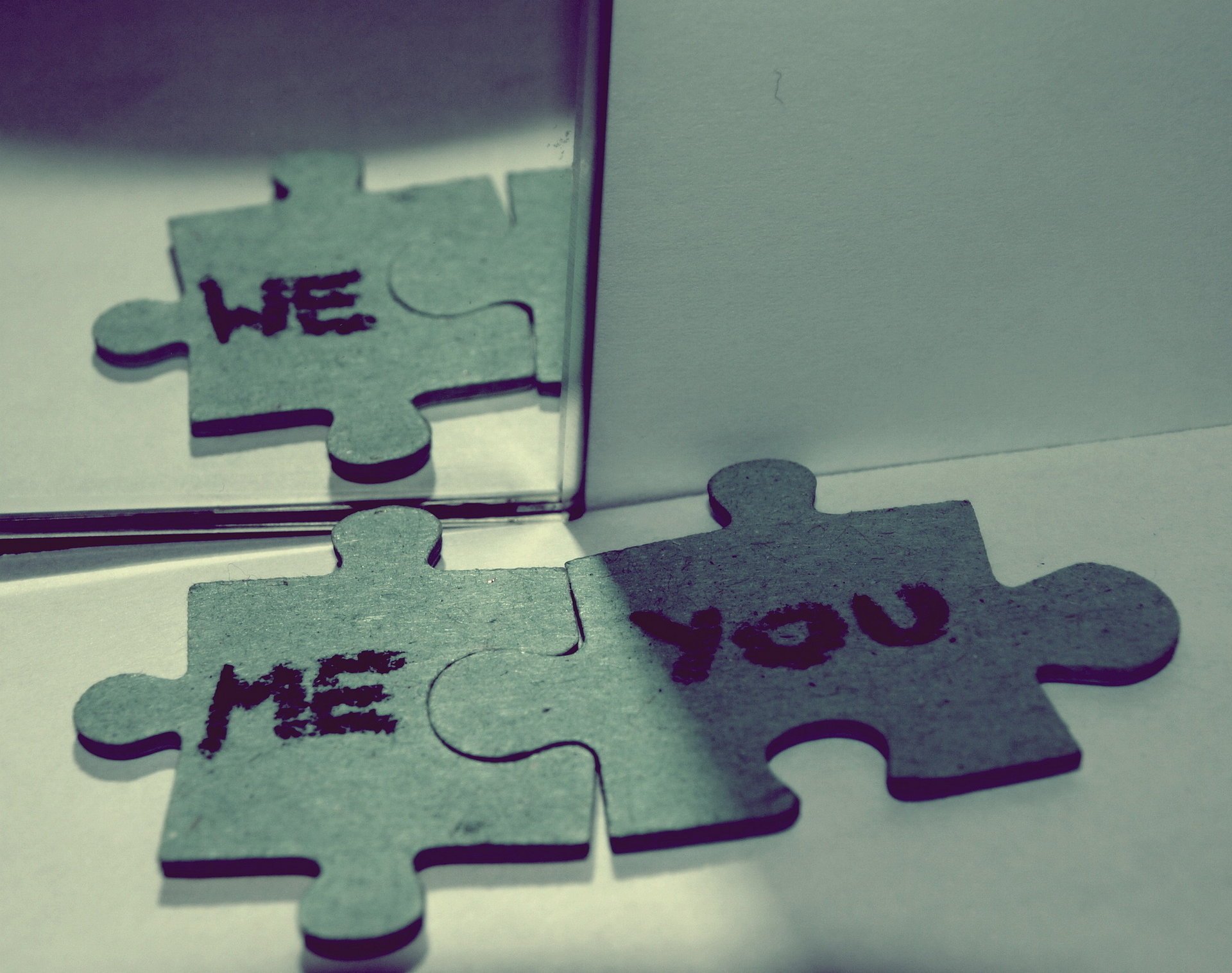 you we puzzle minimalizm me lustro tekstury