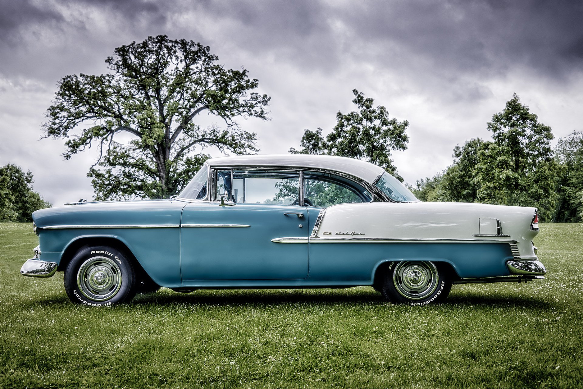 chevrolet bel air classic retro