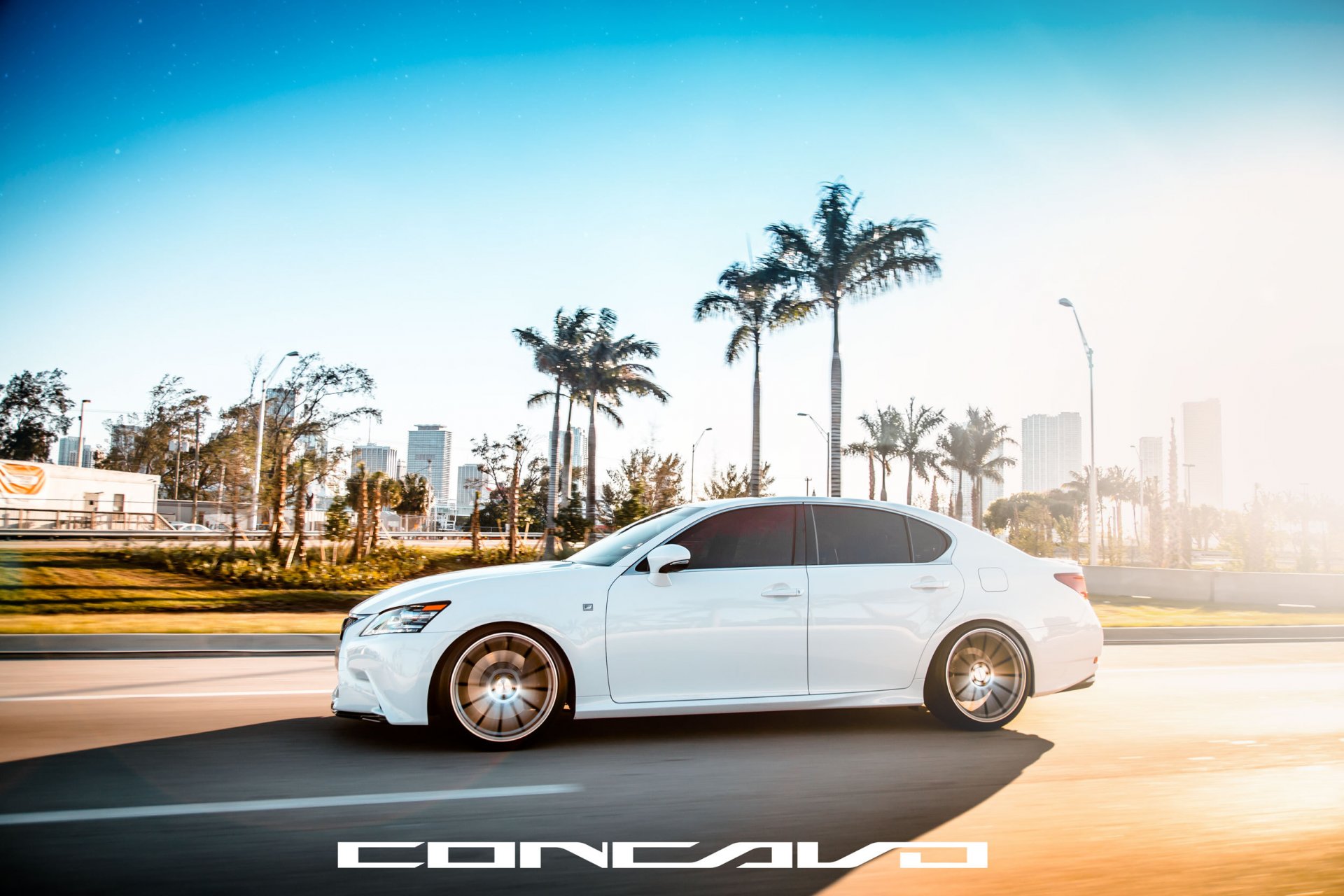 concavo ruota auto auto lexus gs350 f-sport lato