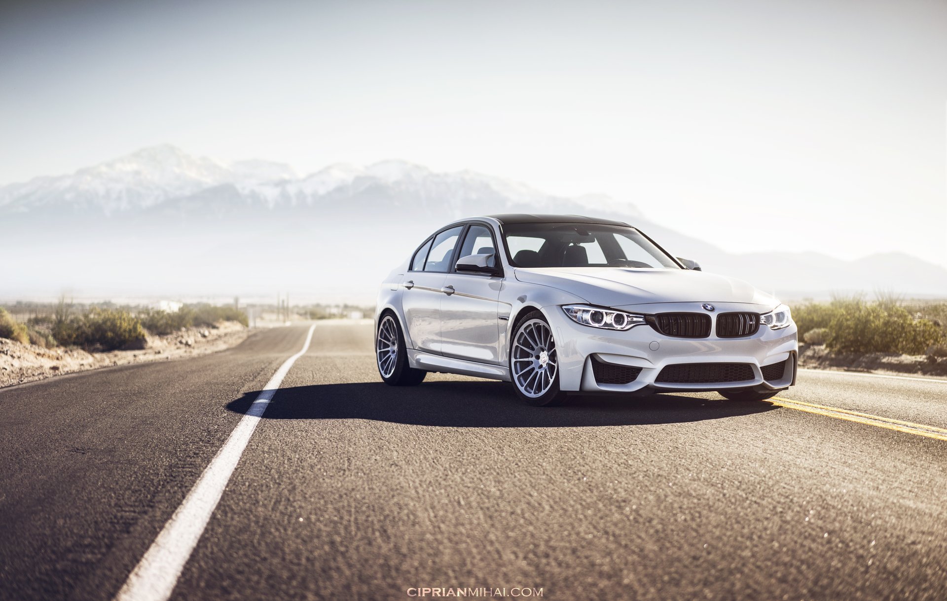 bmw m3 f80 road mountain