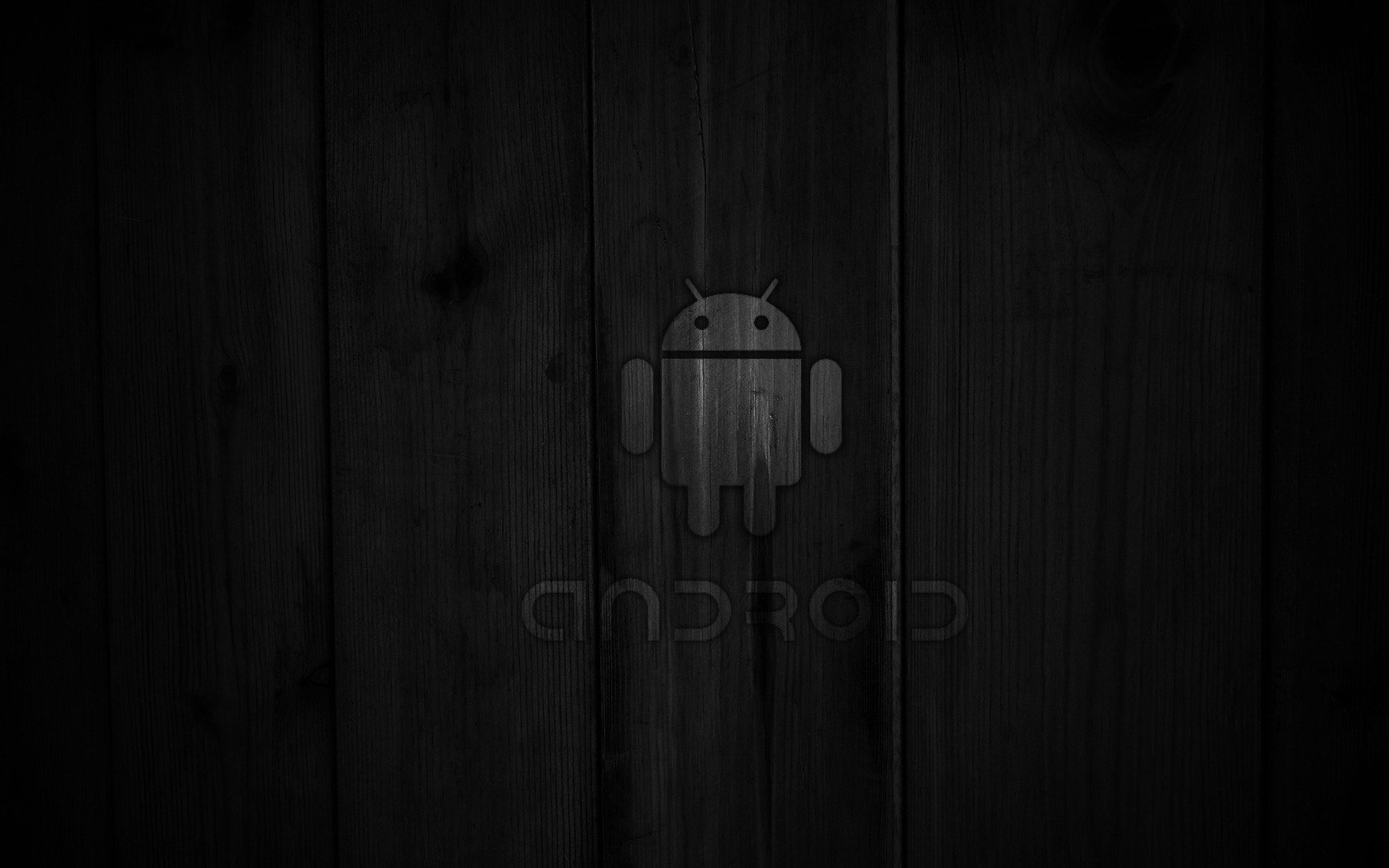 minimalism os android google robot easy the inscription grey contrast black and white