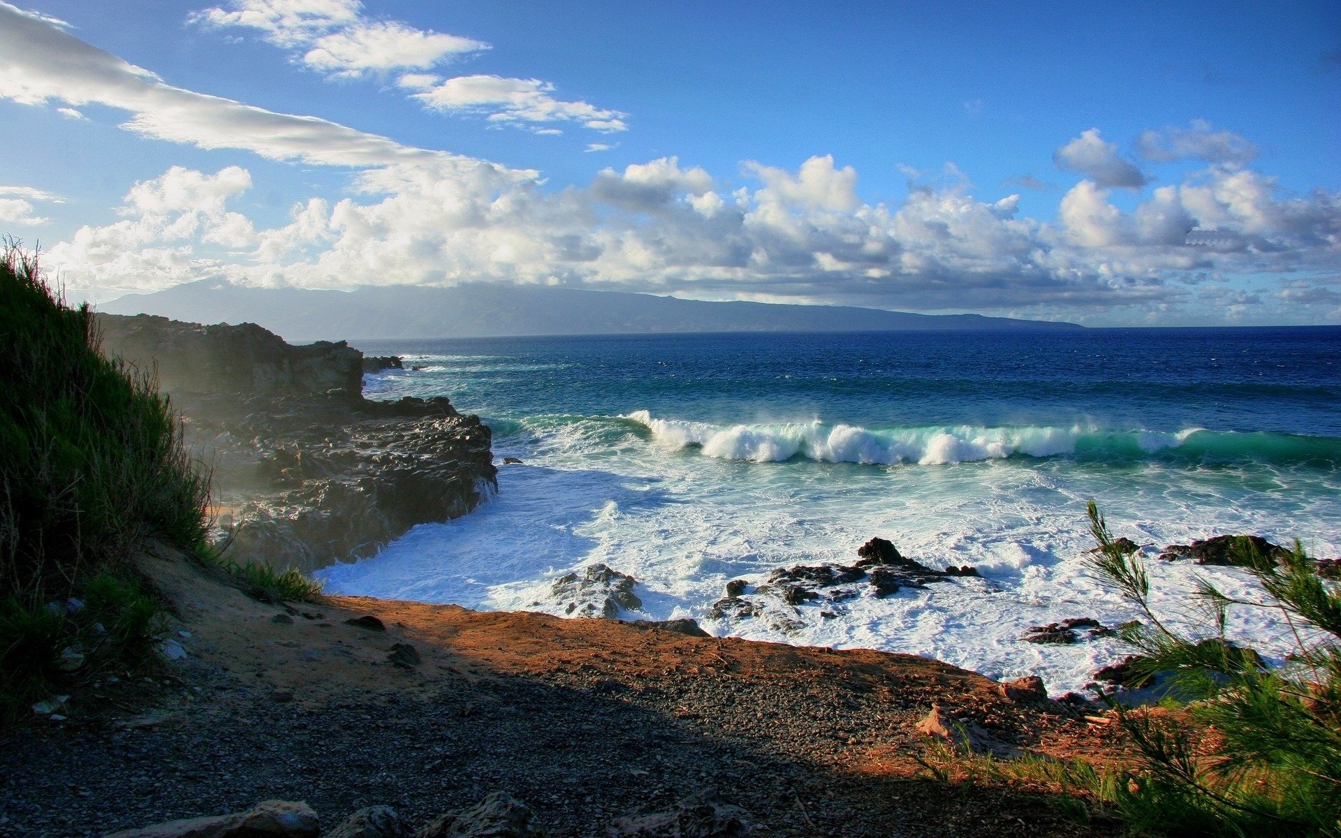 paisajes rocas rocas fotos agua mar costa océano cielo surf horizonte nubes