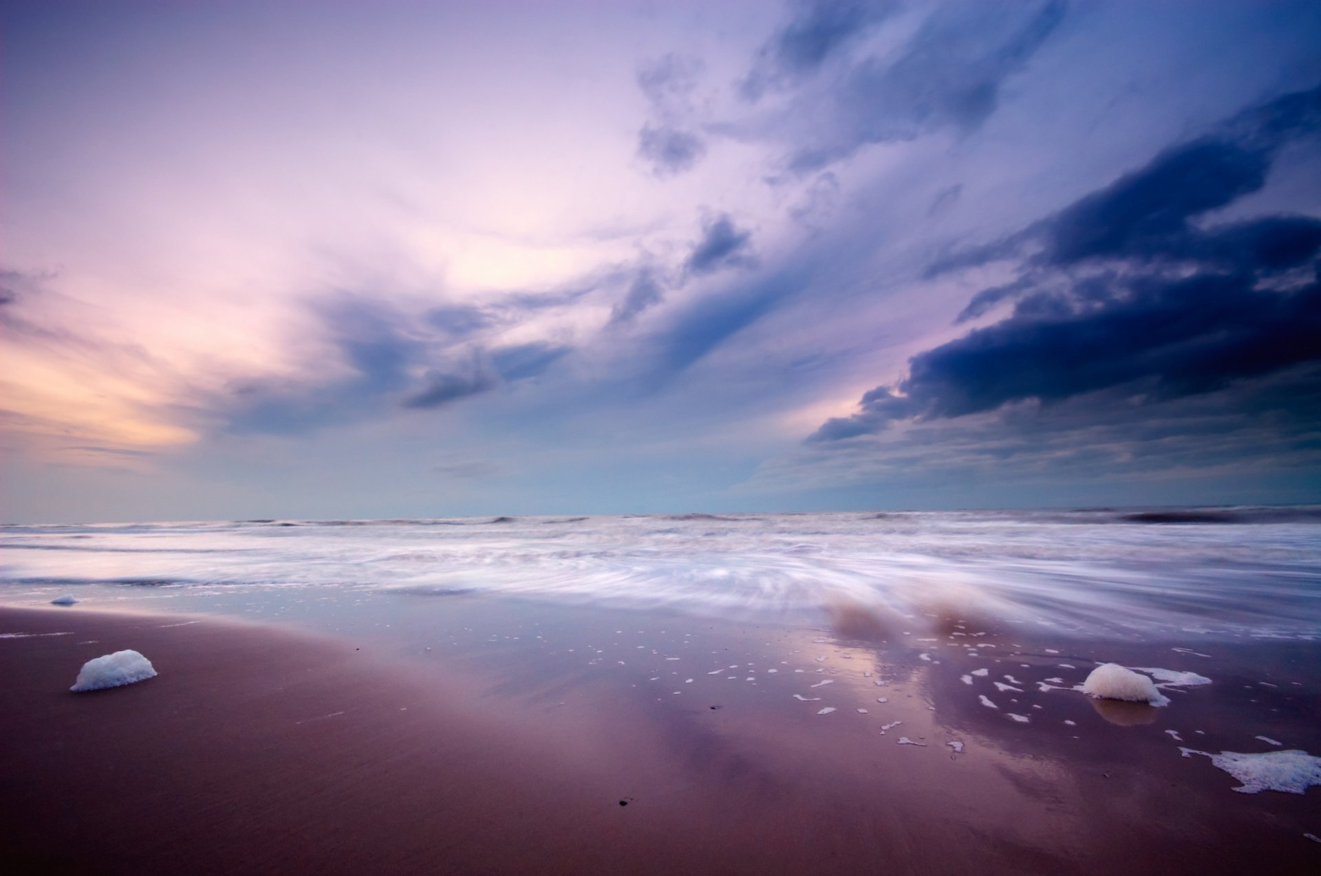 paisajes playas costa agua piedras arena cielo océano mar horizonte nubes espuma