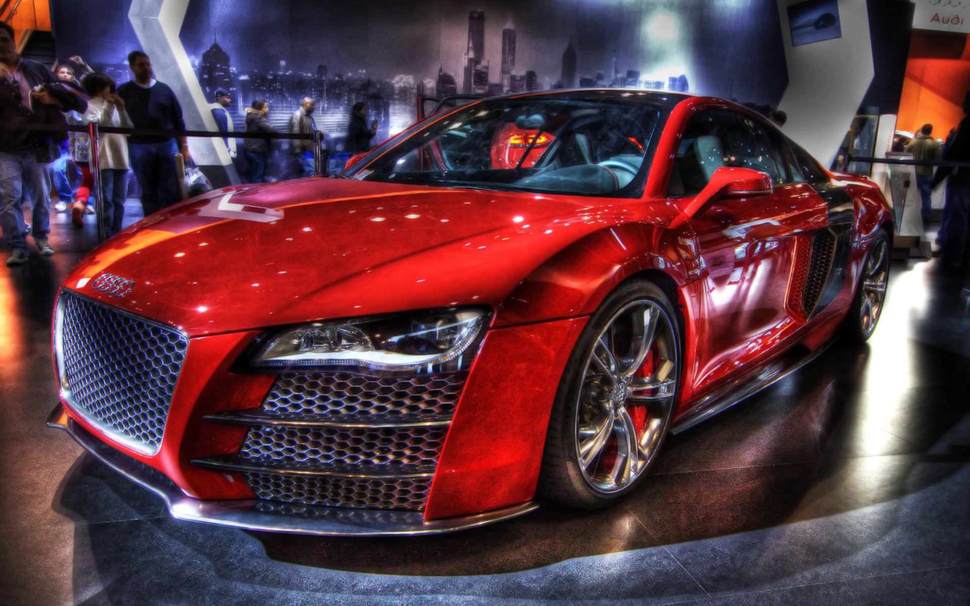 audi r8 coches hd coche rojo exposición audi coche auto estilo diseño coche coches vehículos vehículos