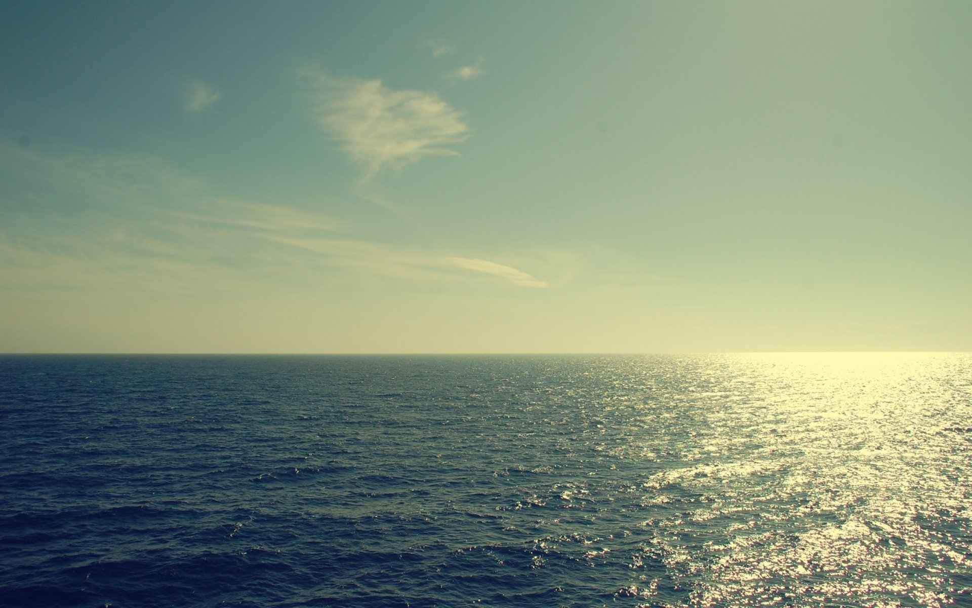 mare mare sole riflesso acqua nuvole orizzonte cielo oceano