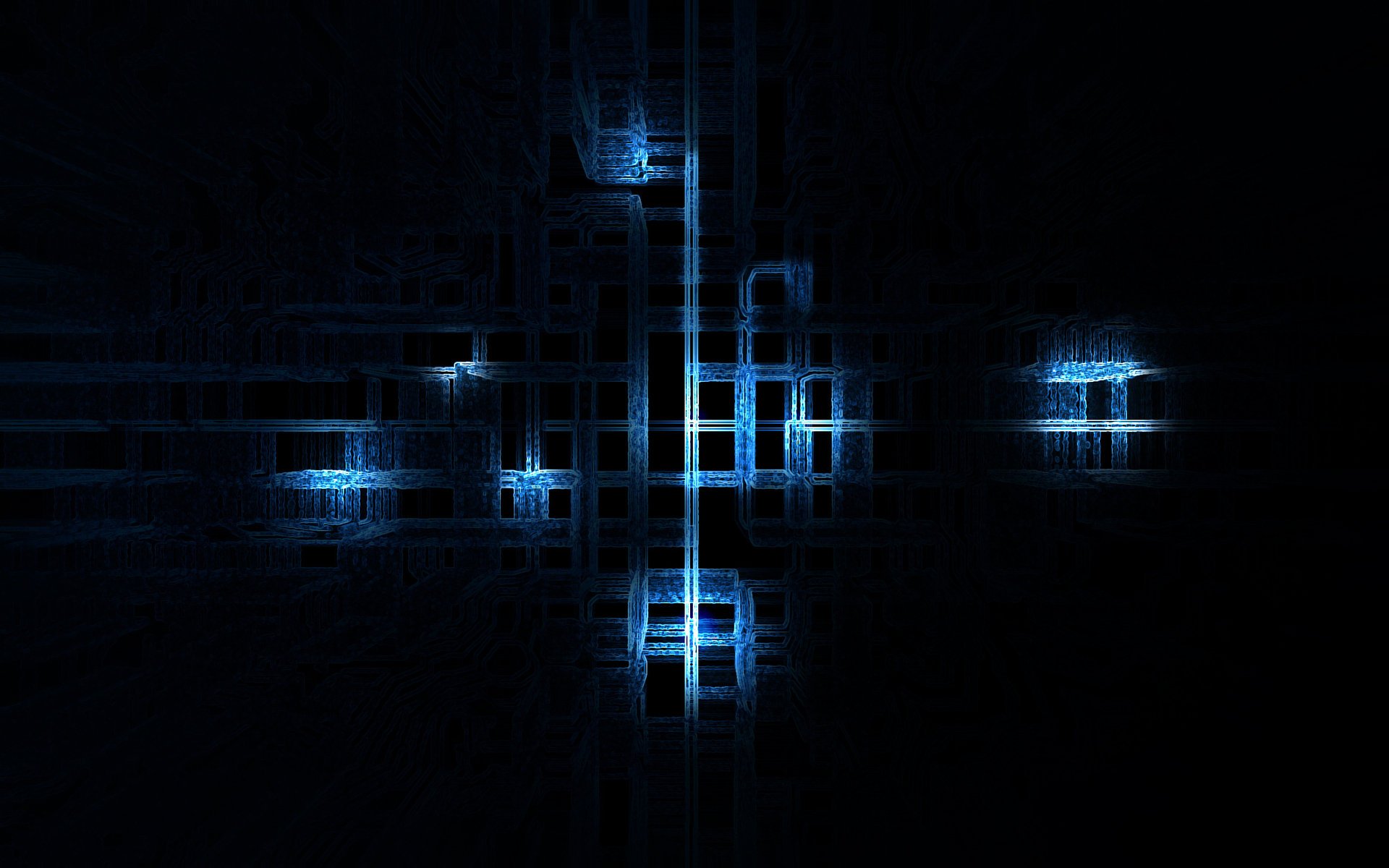 inside the cpu linien blau textur