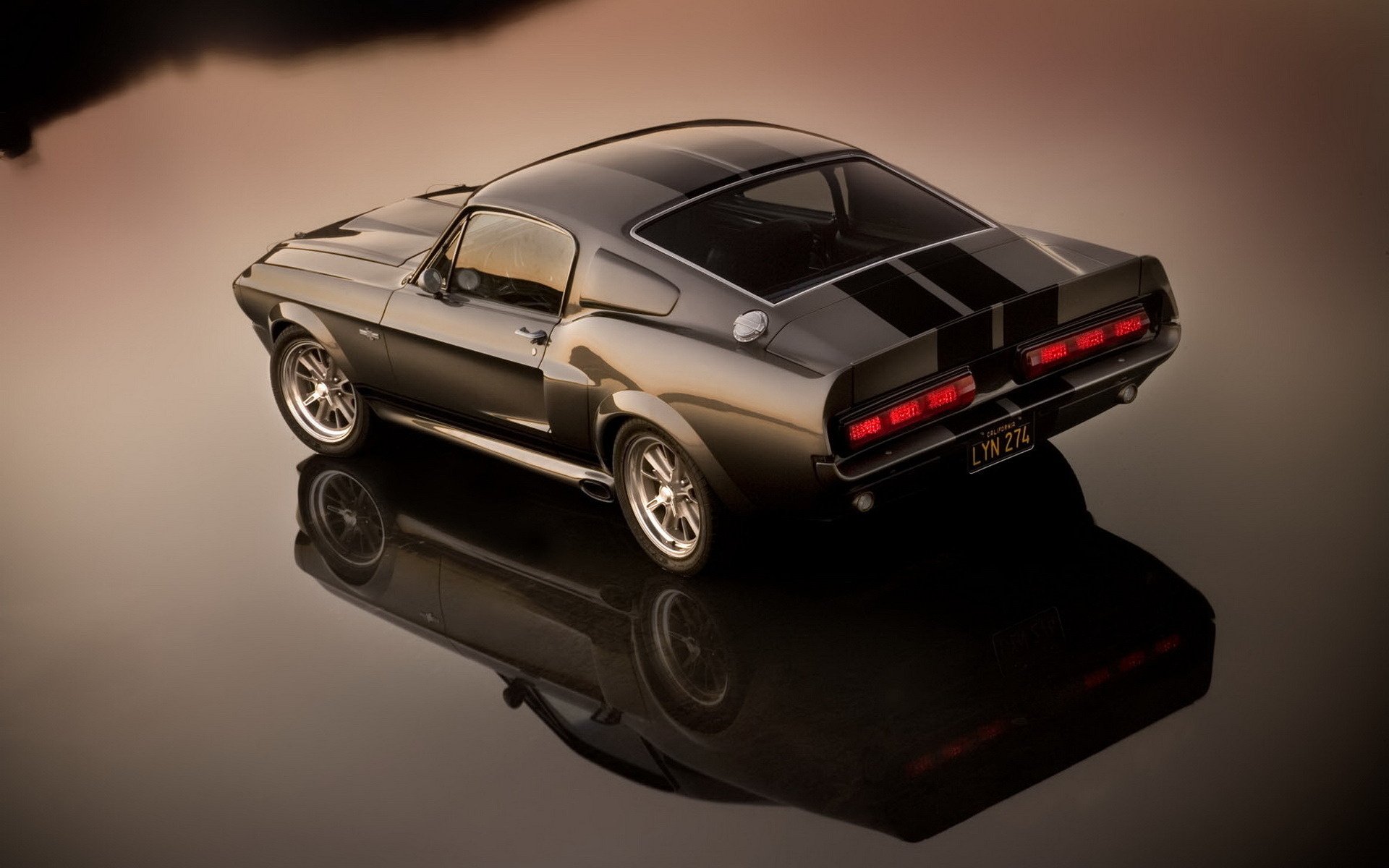 mustang gt500 for eleanor style muscle sag auto mustang reflection style design shadow lights brown cars transport vehicle